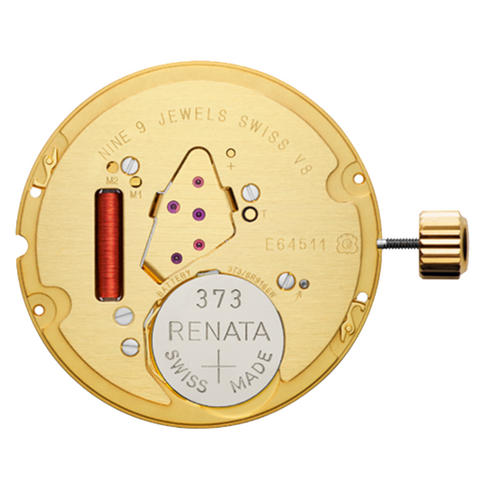 ETA E64.511 Swiss quartz watch movement for precise timekeeping in watch accessories.