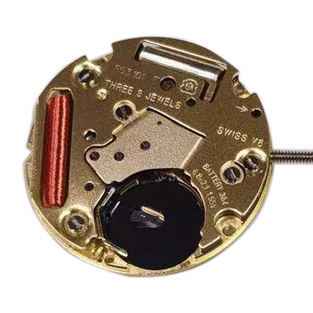 ETA F03.101 quartz watch movement with 2 hands, precision Swiss craftsmanship for accessories.