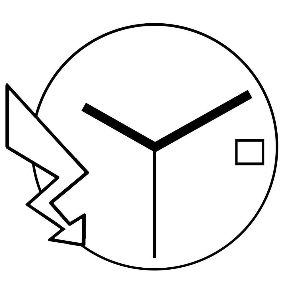 ETA F04.111 quartz watch movement with date and three hands, Swiss precision by ETA for reliable timekeeping.