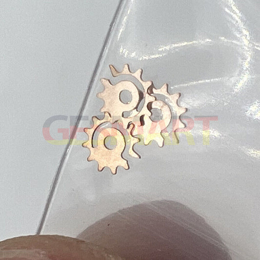 Date indicator driving wheels compatible with Ronda 705/715/515/505 watch movements, precision fit.