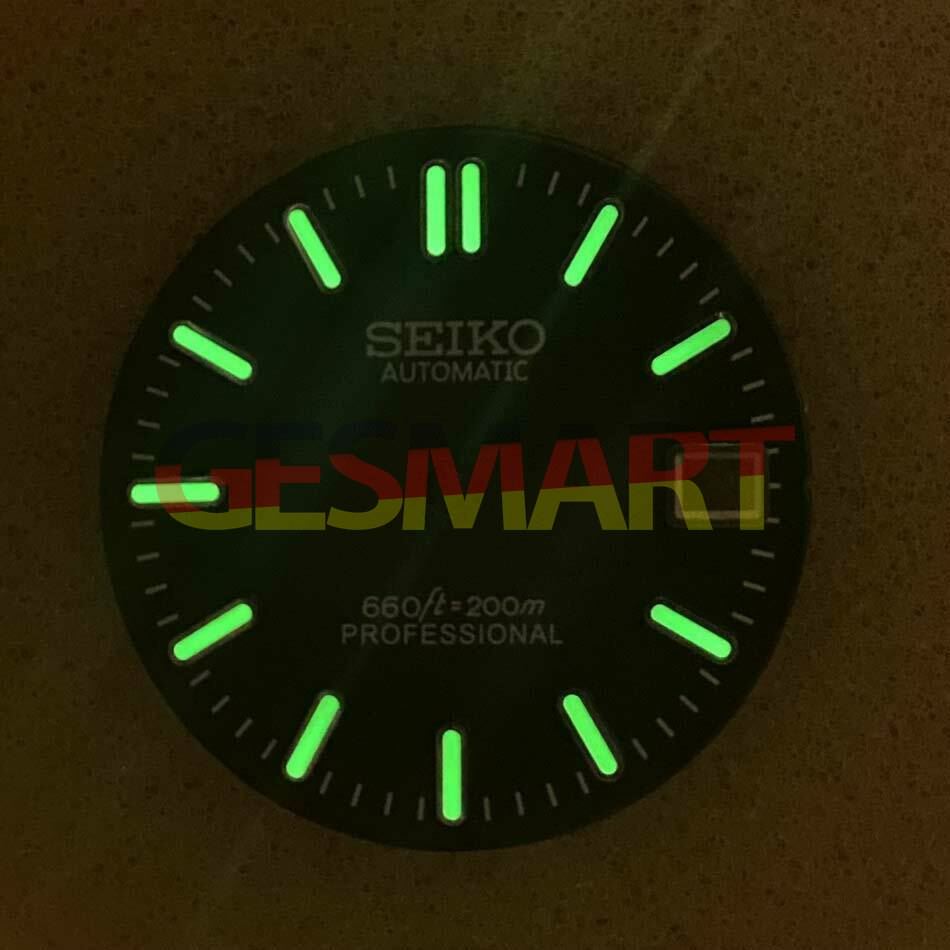 28.5mm Watch Dial Green Luminous Suitable for NH35 Movement #AE46