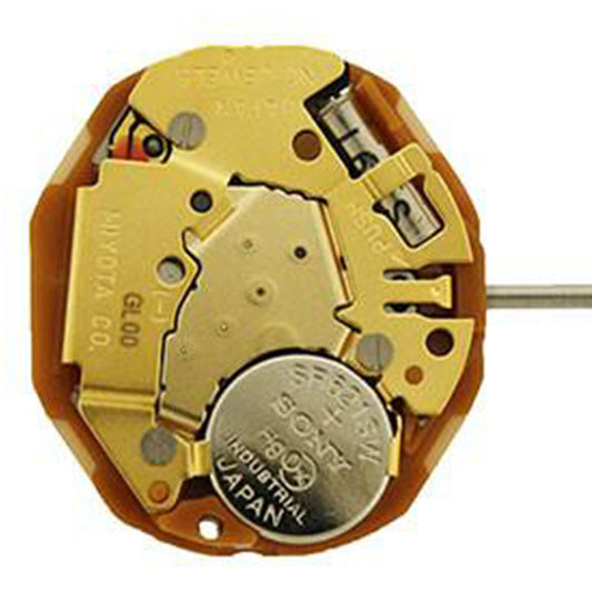 Miyota GL00 Japan Quartz watch movement, precise timekeeping by Citizen brand.