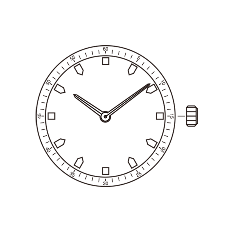 Miyota GL20 Japan quartz movement close-up showcasing precision in premium watch accessories.