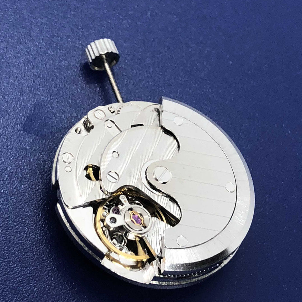 DG2813 automatic mechanical watch movement showing T16 3-hand design and single calendar for accurate timekeeping.