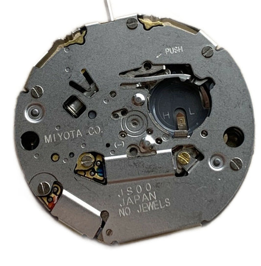 Miyota JS00 Japan Quartz watch movement, precision engineered for reliable timekeeping.