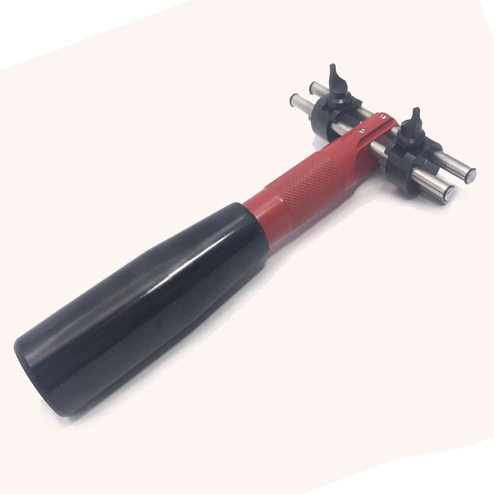 Horotec MSA07.014 watch case opener with adjustable jaws for precise watch back removal and repair.