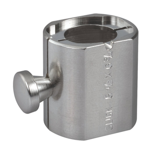 Horotec MSA09.020 steel reversible movement holder with button, precision tool for watch repair accessories.