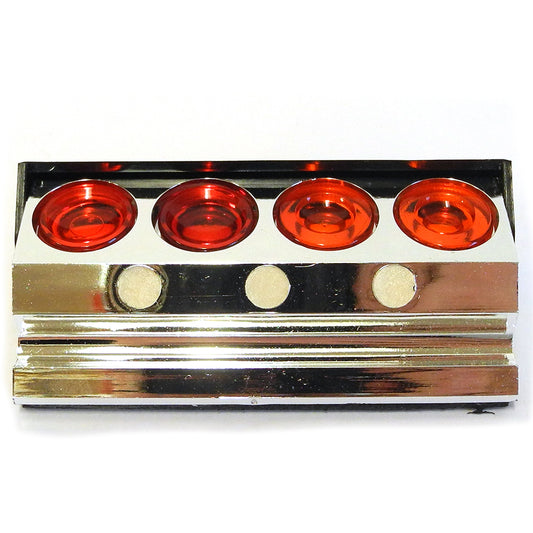 Horotec MSA17.201 watchmakers oil cups set of 4 with stand for precise lubrication in watch repair.