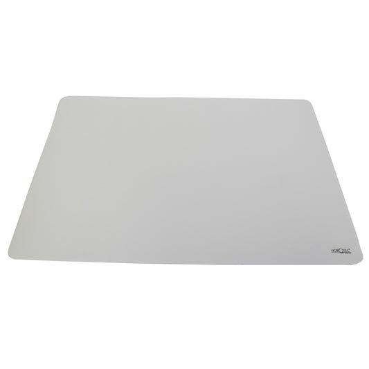 Horotec MSA24.207 white self-adhesive bench mat, 350mm x 240mm, anti-slip surface for watch repair workspace.