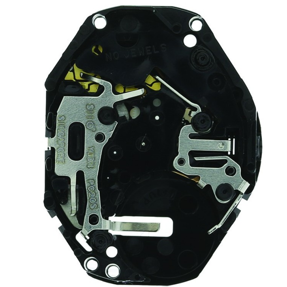 Hattori Epson TMI PC20 quartz watch movements, Japan-made, 5-pack for accurate watch repairs and assembly.