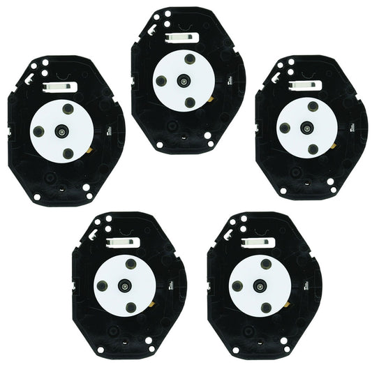 Hattori Epson TMI PC20 quartz watch movements, Japan made, 5-pack for precise timekeeping.