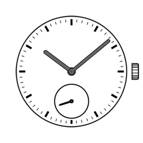 Sunon PE41 ladies' quartz watch with elegant silver dial and small second hand at 6 o'clock.