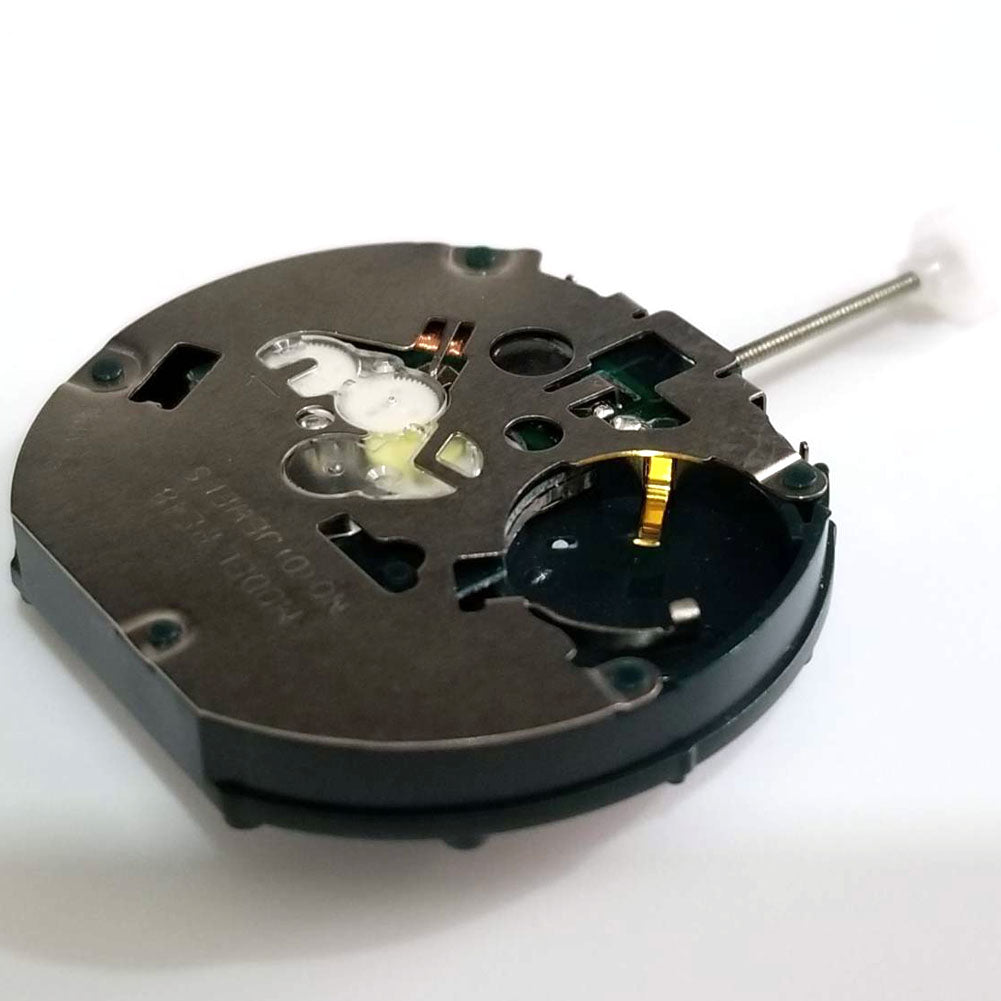 Sunon PE48 quartz watch movement featuring date window and small seconds for precision timekeeping.