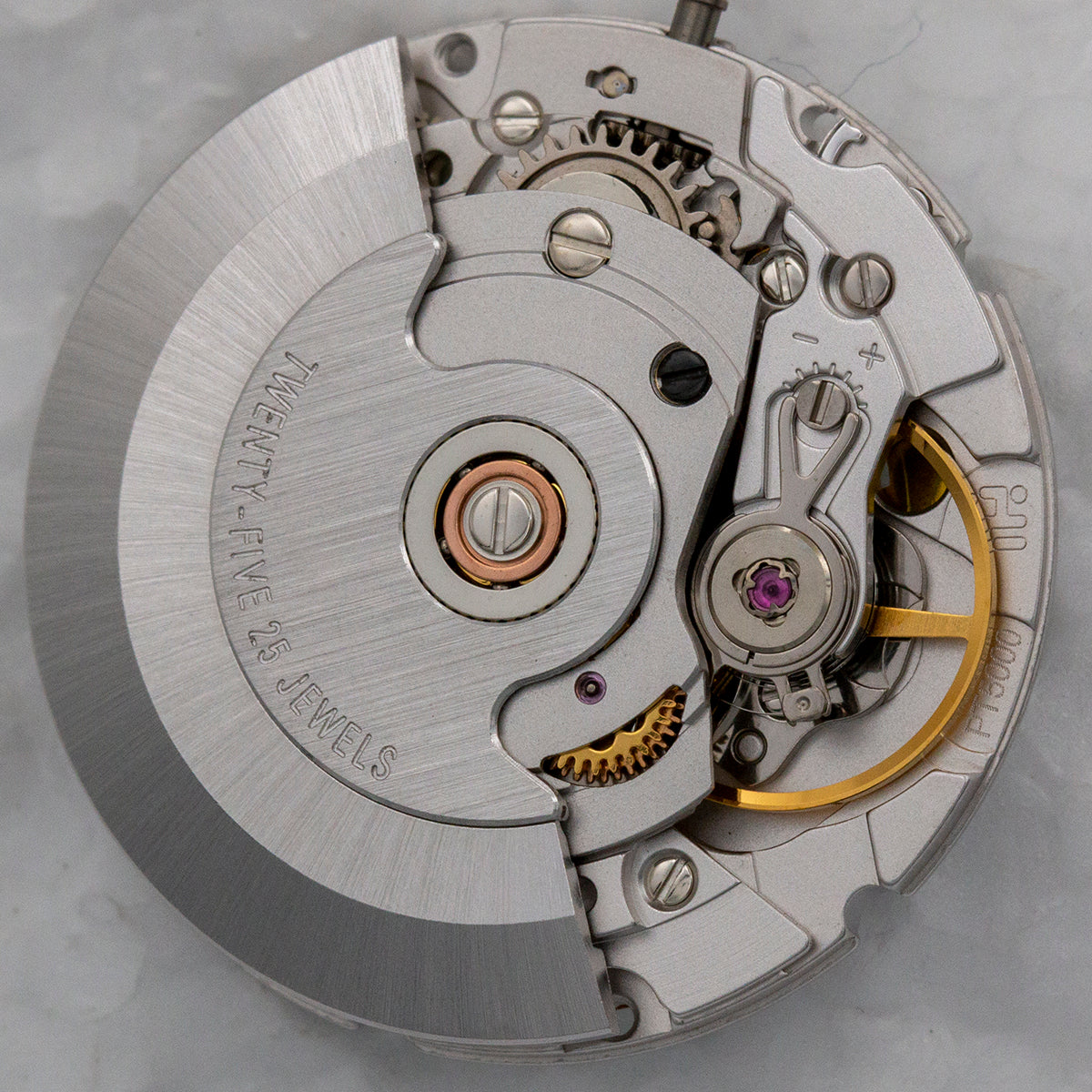 PT5000 automatic mechanical watch movement by China Made, precision ETA2824/SW200 compatible replacement part for watch repairs.