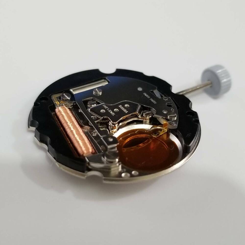Ronda 704 quartz movement spare parts for reliable Swatch watch repair and maintenance