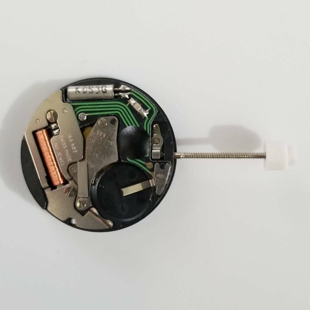 ISA K83 quartz watch movement part, precise and reliable replacement for accurate watch repairs.