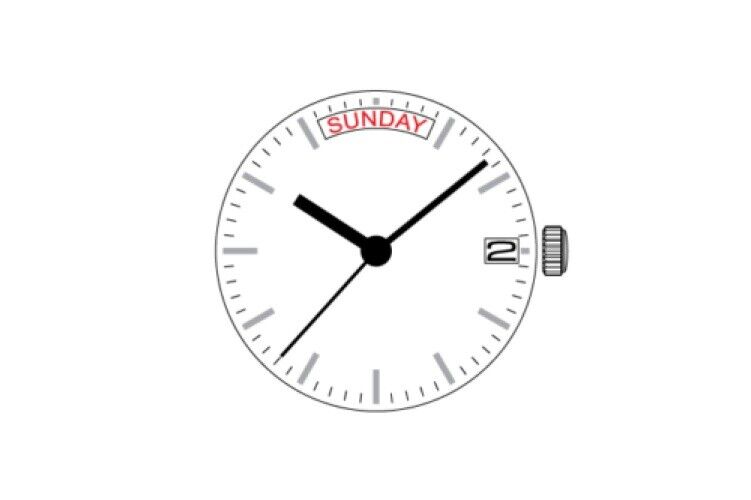 ISA 1198 quartz movement replacement part by ISA for accurate and durable watch repair.