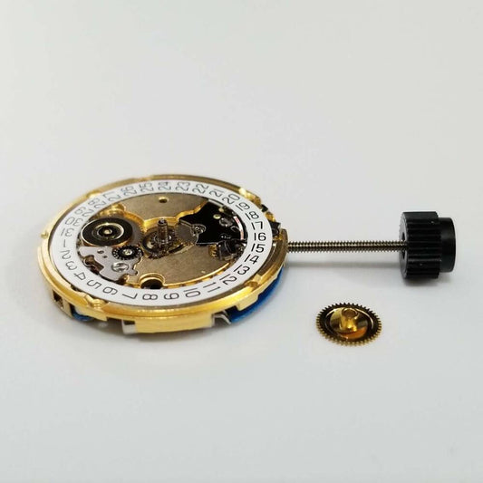 ETA 956.112 quartz watch movement with 3 hands, compatible replacement for 956.111, 956.114 models.