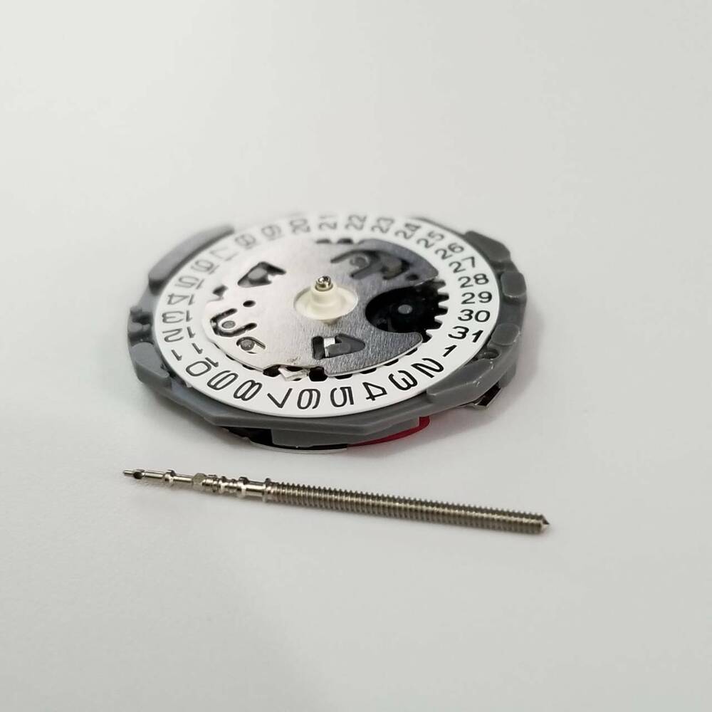Hattori Epson TMI VJ24B quartz watch movement, Japan-made for precise timekeeping in accessories.