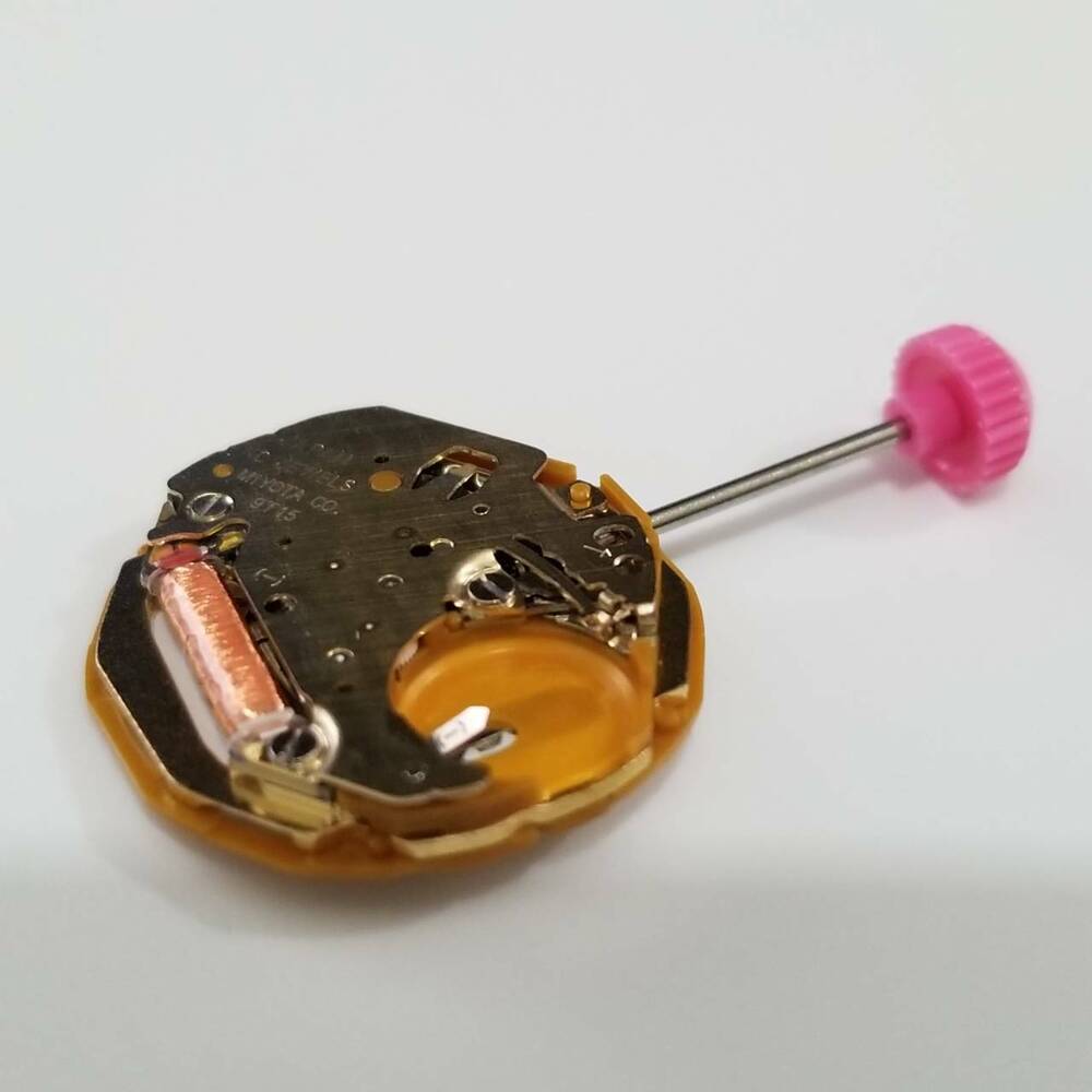 Miyota 9T15 quartz movement repair part for watches, ensuring precise and reliable timekeeping.