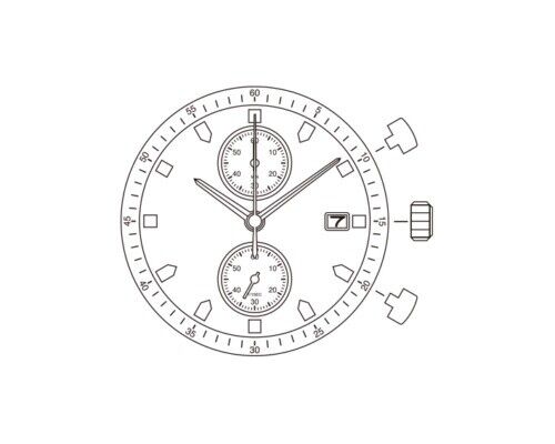 Pièces de rechange pour montres à mouvement à quartz Miyota 0S11 OS11, fabriquées au Japon