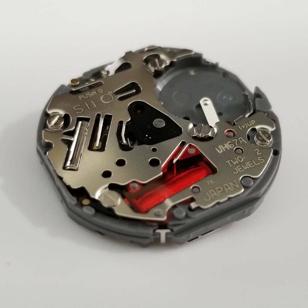 Hattori Epson TMI VH67A quartz watch movement, precision Japan-made component for watch repair and customization