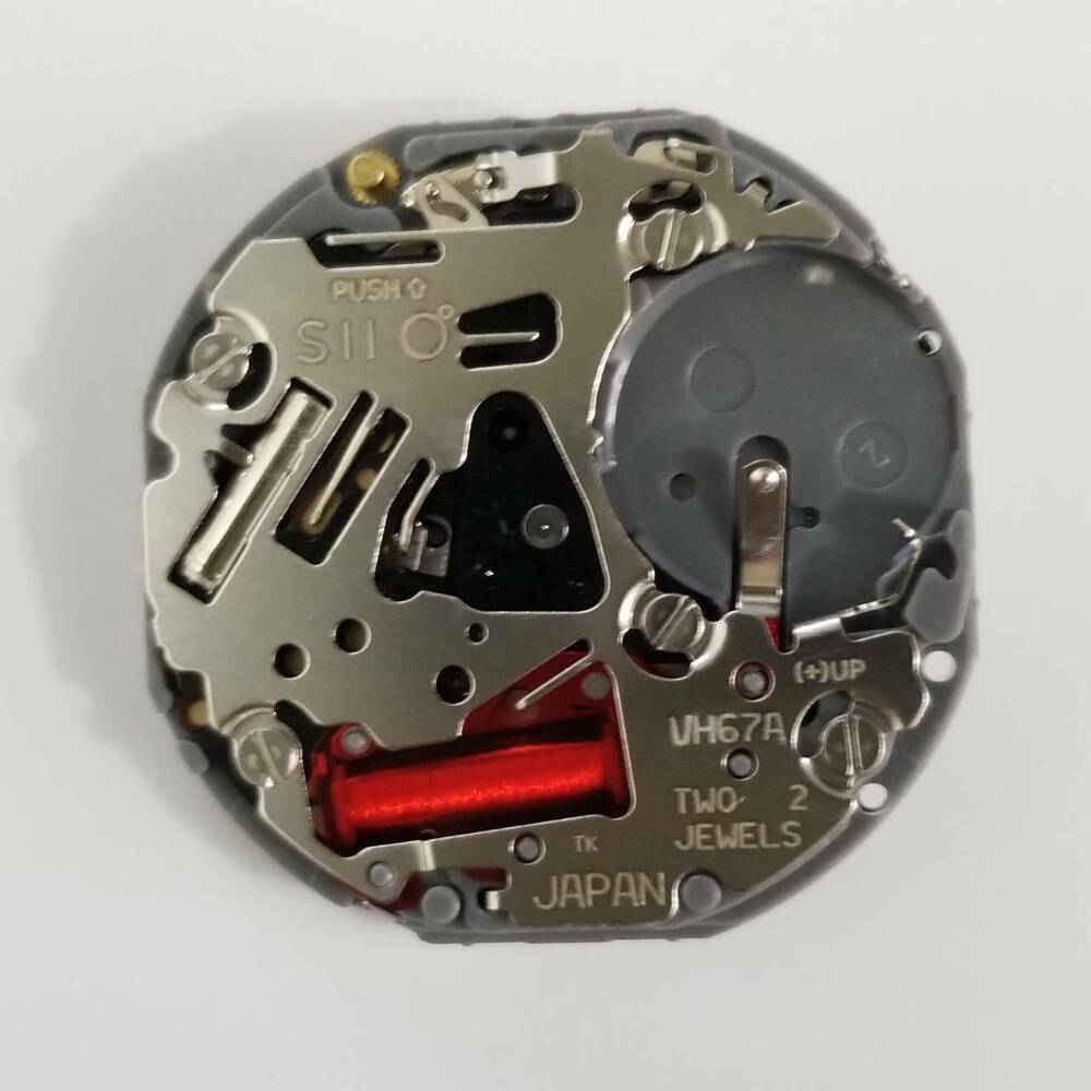 Hattori Epson TMI VH67A quartz watch movement, Japan-made precision accessory for reliable timekeeping