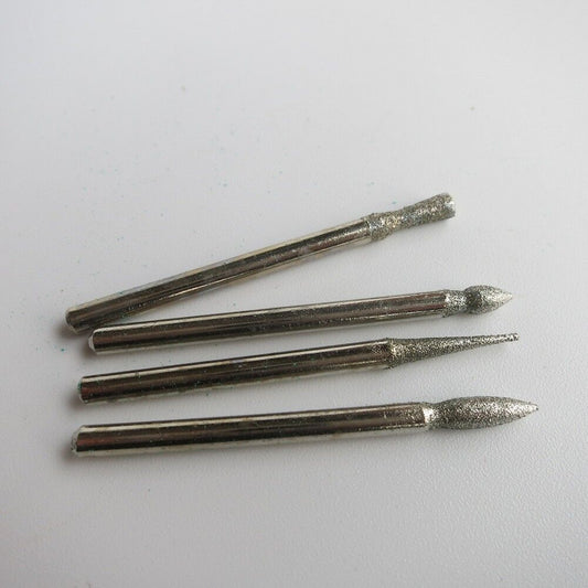 Set of 30 diamond-coated grinding needles for precise polishing and detailed watch accessory maintenance.