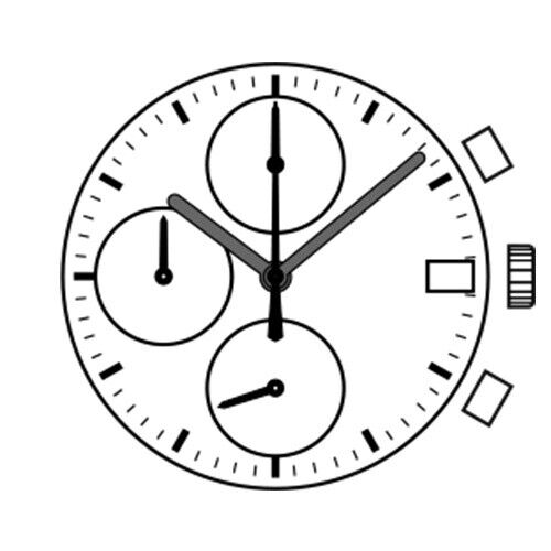 ISA 9232 gold quartz watch movement part for precise timekeeping and repair accuracy.
