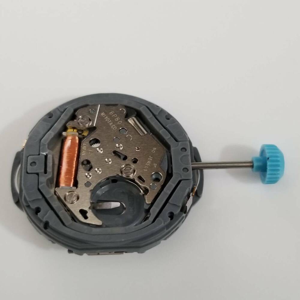 Mouvement à quartz Miyota 6P80, pièces de rechange pour montres, remplacement du 6380