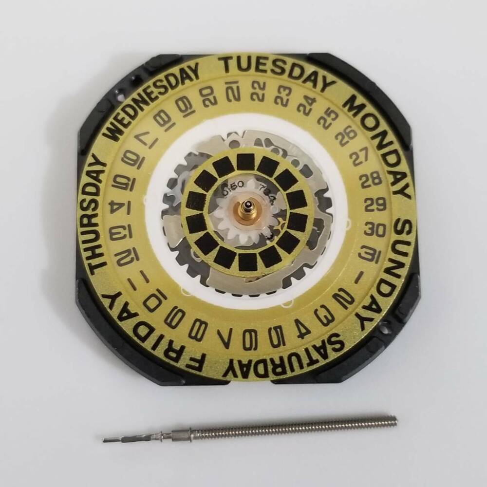 Epson VX44 quartz watch movement repair part compatible with V544, V744, Y144 models