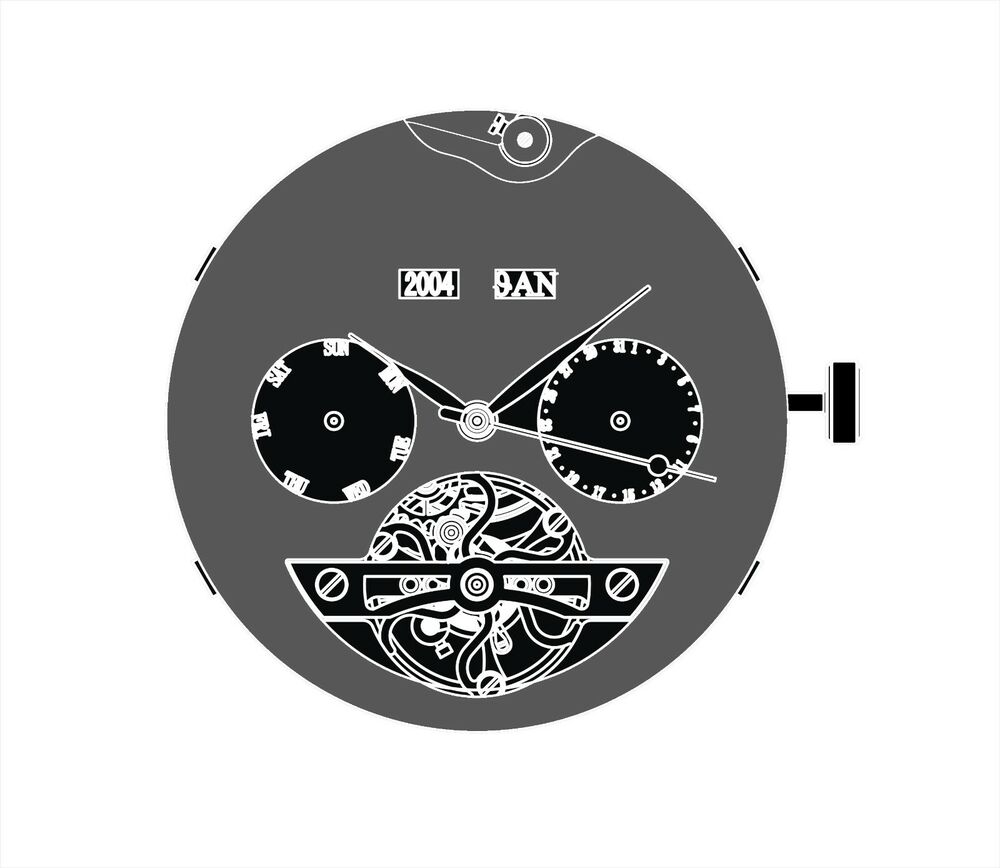 SEAGULL ST2503 automatic watch movement for precise mechanical repairs in watch accessories.