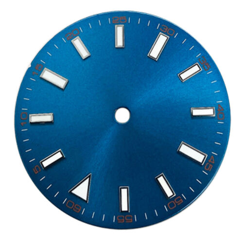 29MM green luminous watch dial for Miyota movements, enhancing readability and style.