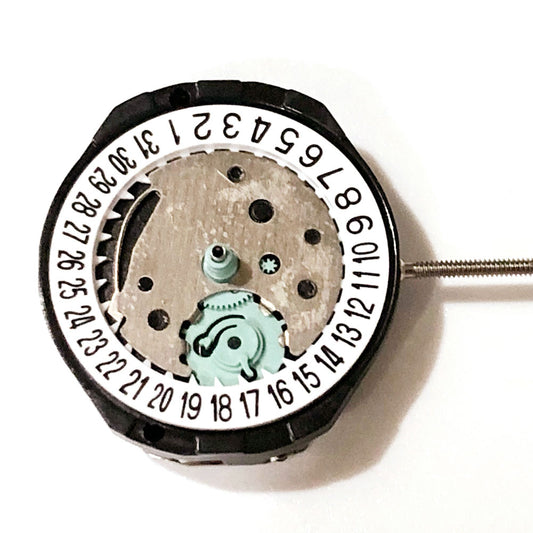 Sunon SL25 quartz watch movement with 3 hands and date display at 3 o'clock position for precise timekeeping