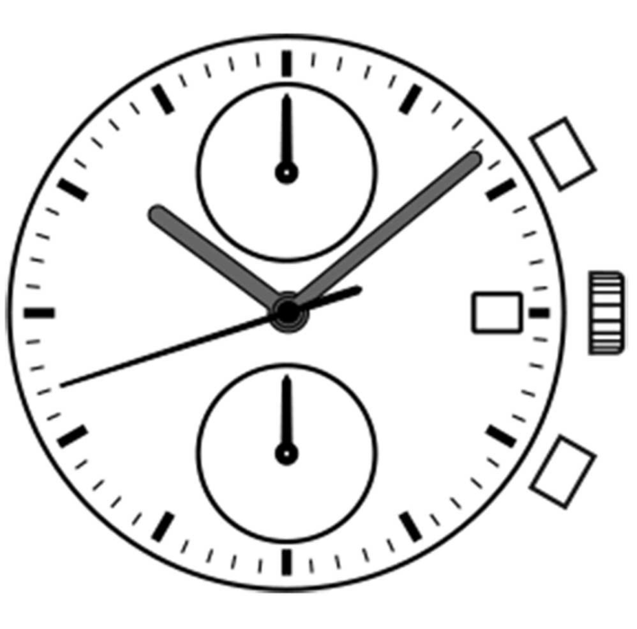 Hattori Epson TMI VD51B quartz watch movement, precision Japan-made replacement for watch repairs