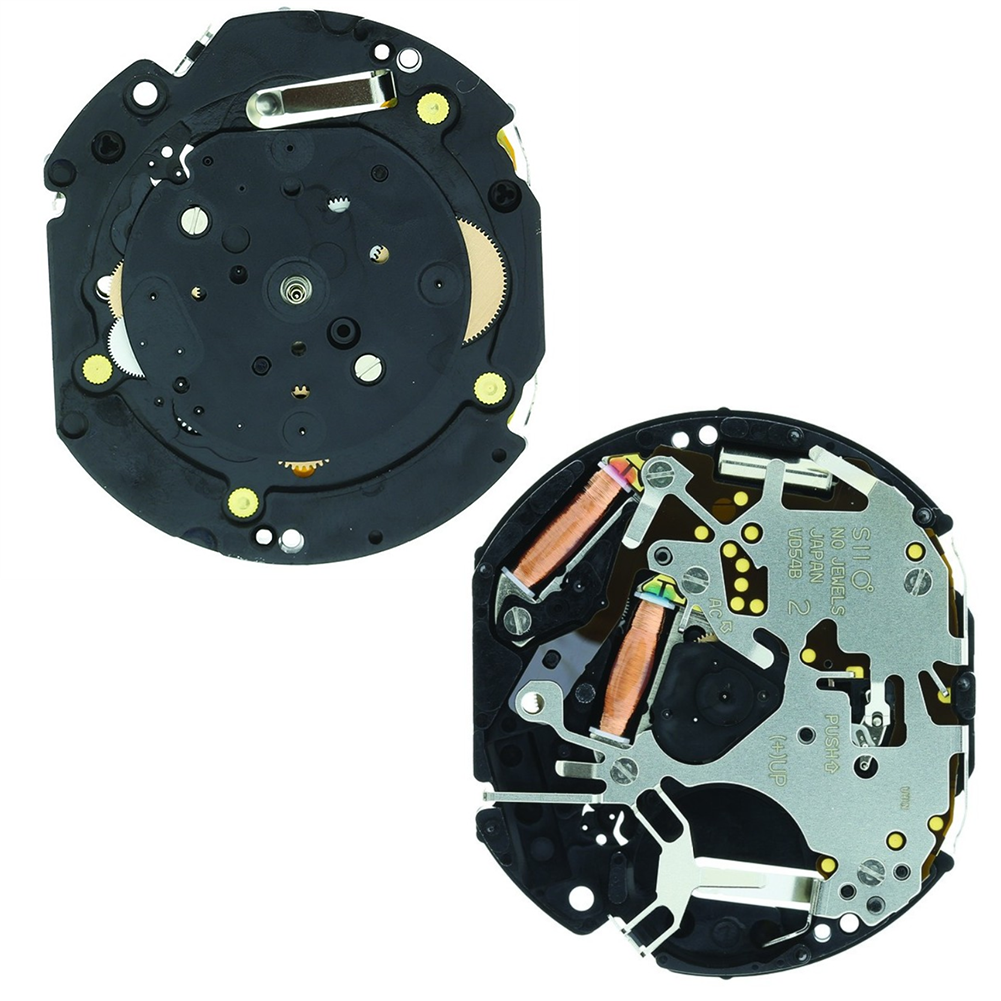 Hattori Epson VD54B quartz watch movement, precision Japan-made mechanism for durable and accurate timekeeping
