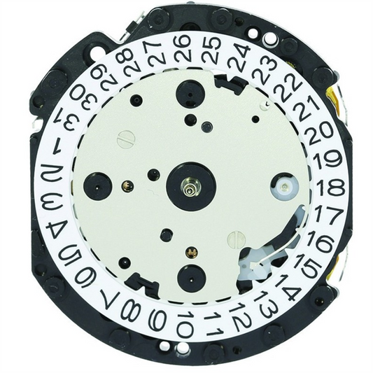 Hattori Epson TMI VD55 quartz watch movement, Japan-made precision component for repairs.