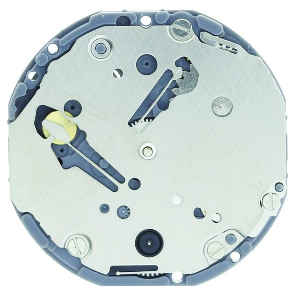 Hattori Epson VD73A quartz watch movement, precision Japanese craftsmanship for reliable timekeeping.