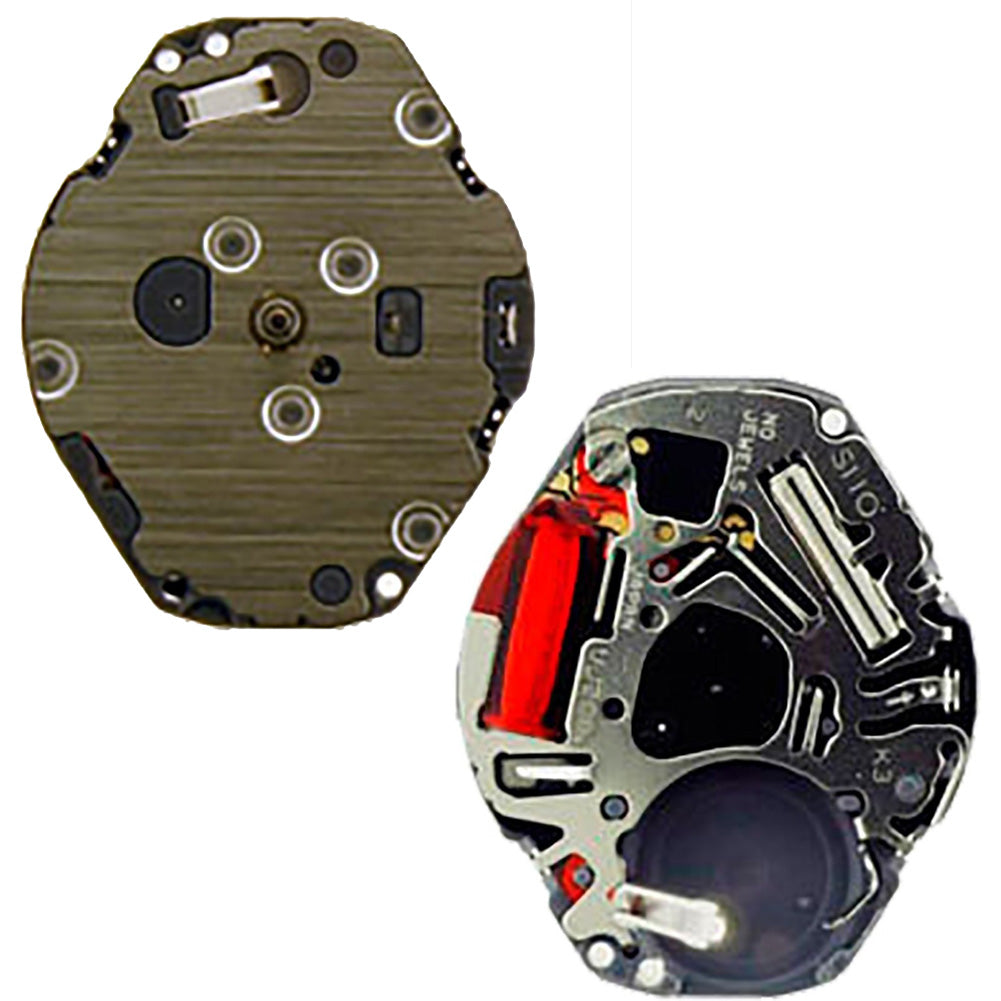 Hattori Epson TMI VJ20C quartz watch movement, precision Japan-made mechanism for accurate repairs