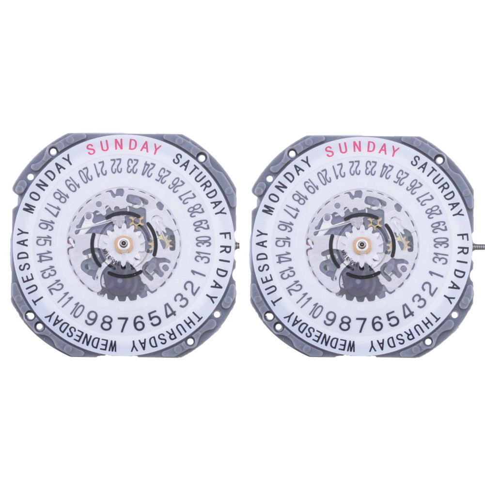 Hattori Epson TMI VJ45 quartz watch movement showcasing precise Japanese craftsmanship for reliable timekeeping.