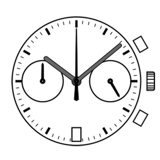 Shiojiri Hattori VK64A quartz movement for watch accessories, original Japan brand new part.