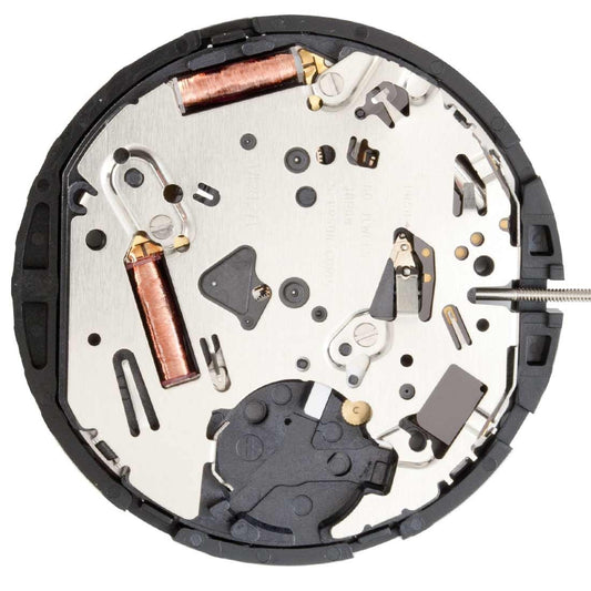 Hattori Epson TMI VR42A solar quartz watch movement, reliable Japan-made mechanism for accessories.