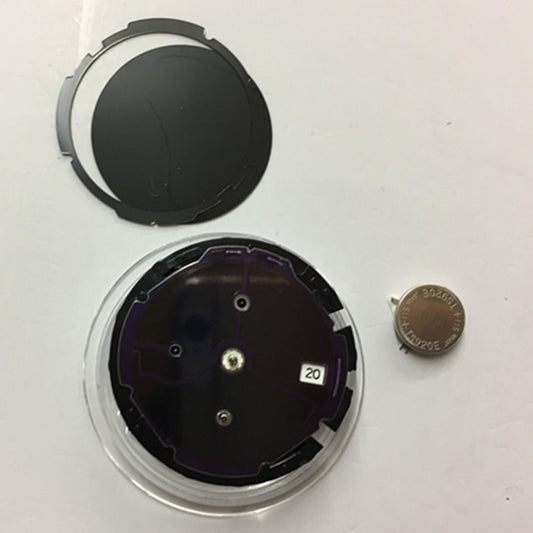 Hattori Epson VS72A solar quartz watch movement for precise Japan-made timekeeping in watch accessories.