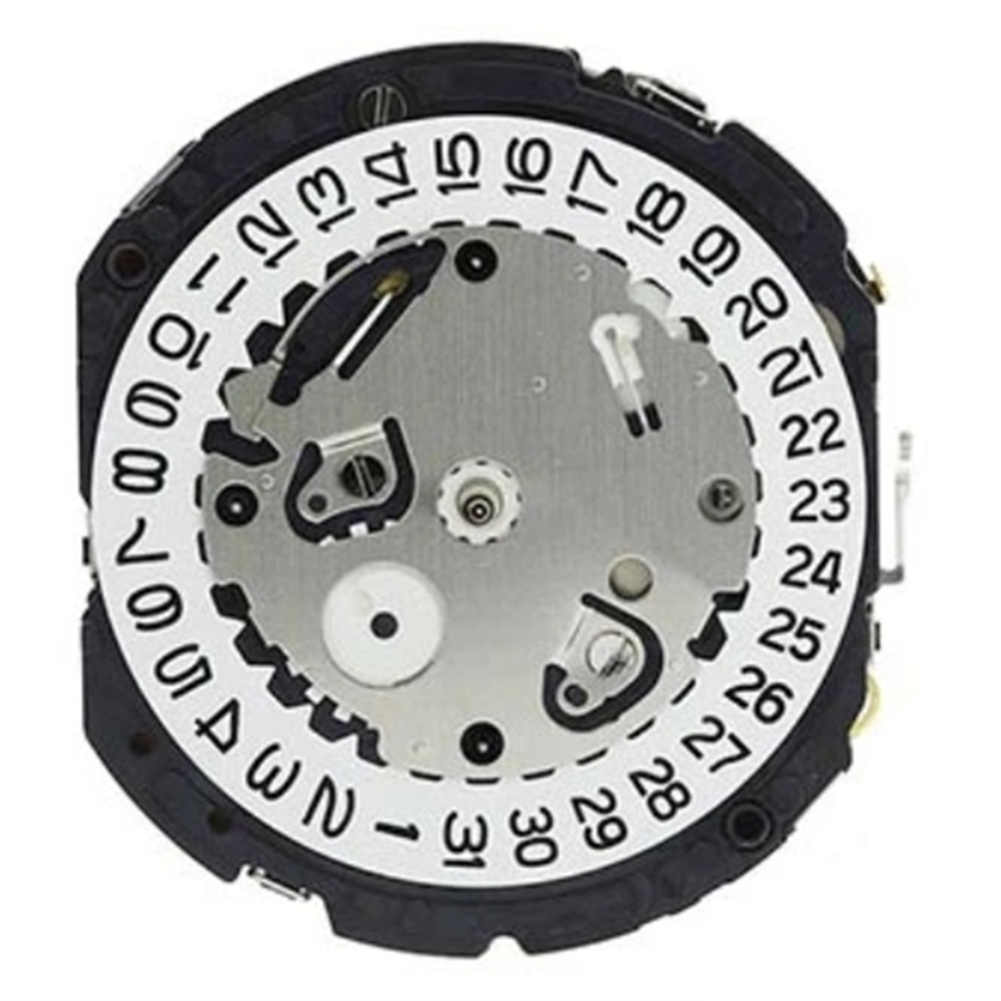 Hattori Epson VS76A solar-powered quartz watch movement, precision Japan craftsmanship.