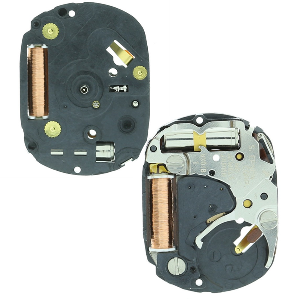 Hattori Epson VX01B quartz watch movement, precise Japan-made mechanism for accurate timekeeping in watch accessories.