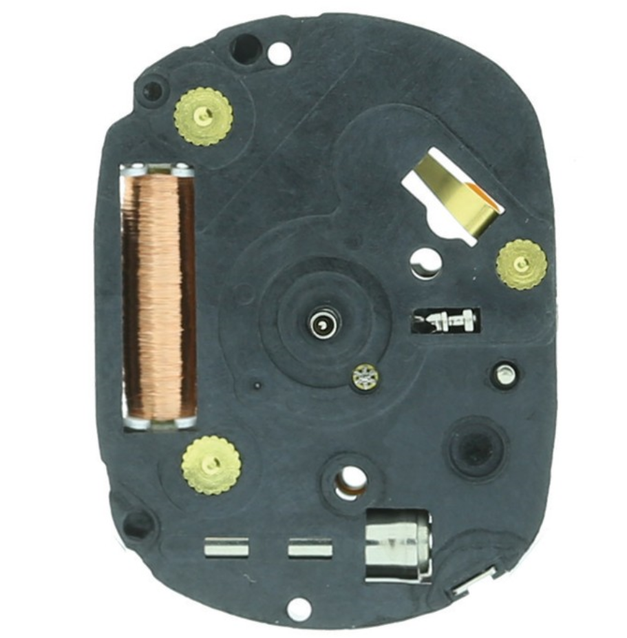 Hattori Epson VX01B quartz watch movement, precise Japan-made mechanism for reliable timekeeping.