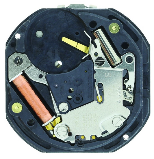 Hattori Epson VX3H quartz watch movement, precision Japanese craftsmanship for reliable timekeeping.