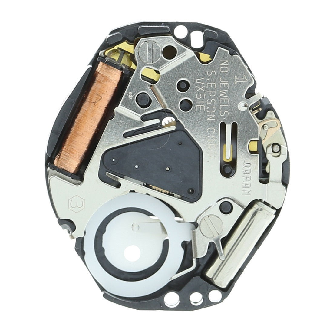 Hattori Epson VX51 quartz watch movement, precision timekeeping, Japan-made mechanism for watch accessories