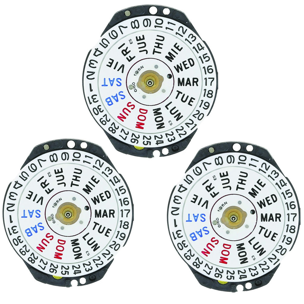 Hattori Epson VX83E quartz watch movement, precision Japan-made mechanism for accurate timekeeping.