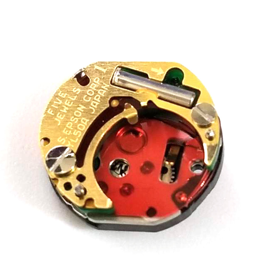 Hattori Epson YL50 quartz watch movement, 2-hand design, precision Japanese craftsmanship for accurate timekeeping.